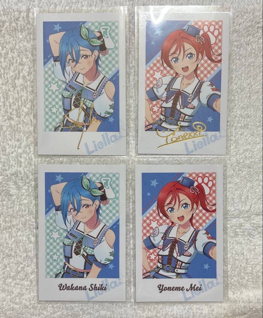 ラブライブ スーパースター Liella! 7th 若菜四季 缶バッジ カード