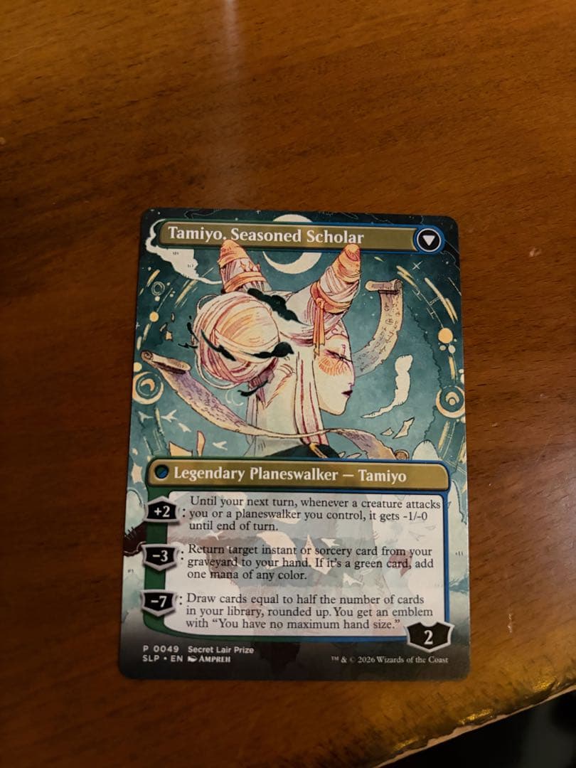 MTG《知りたがりの学徒、タミヨウ》 プロモ PROMO 英語