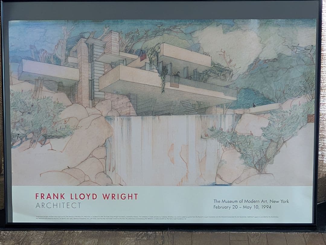 絶版希少ビンテージポスター フランクロイドライト展 1994年 NY近代美術館 2026年最新】フランク・ロイド・ライト ポスターの人気アイテム - メルカリ
