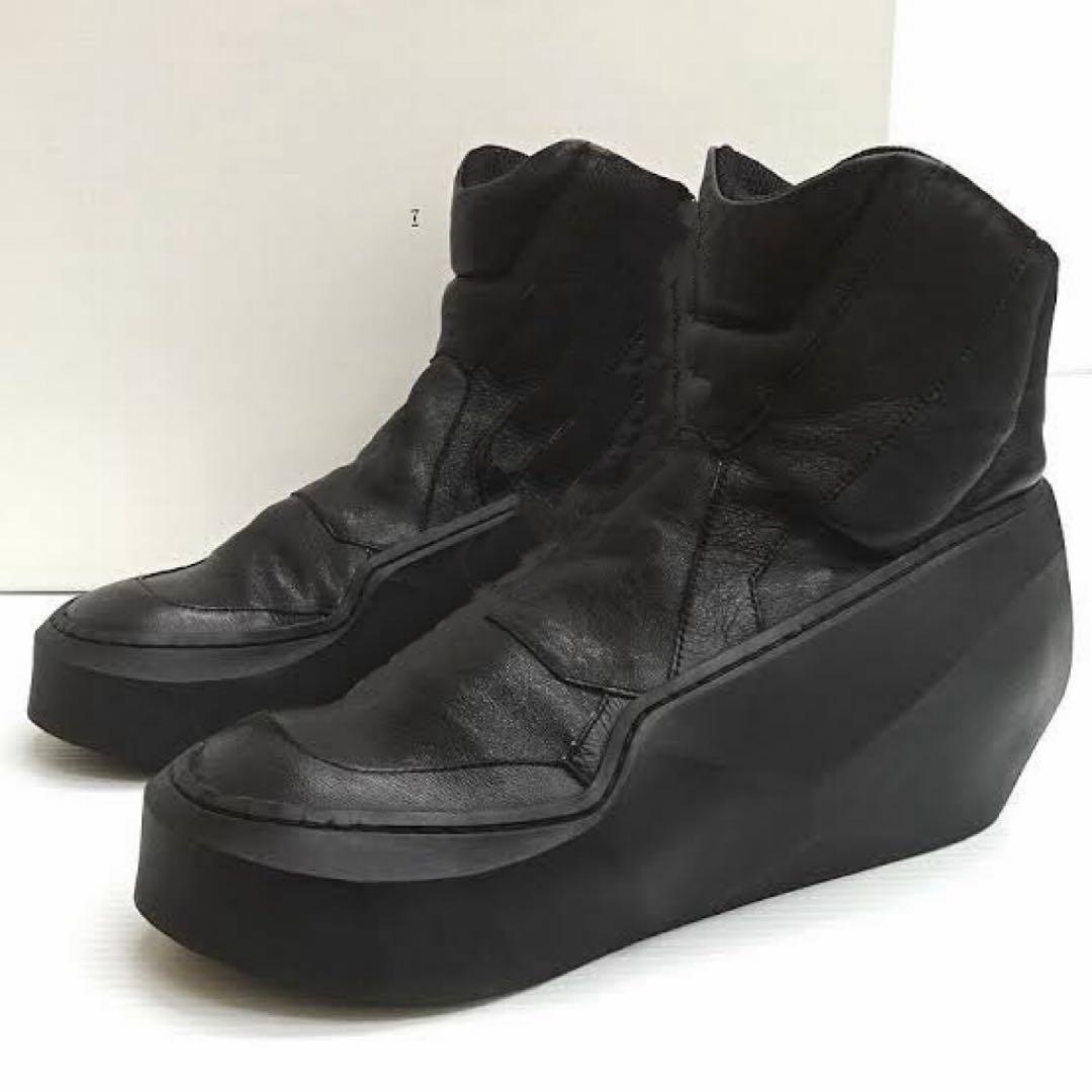 JULIUS 15SS ポリゴンソール スニーカー レザー size3 - メルカリ