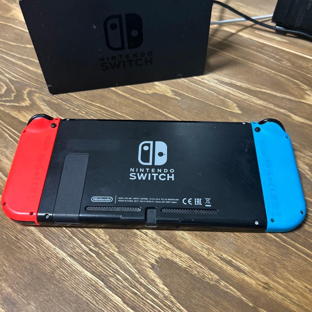 Nintendo Switch 青赤 本体 画面壊れ - メルカリ