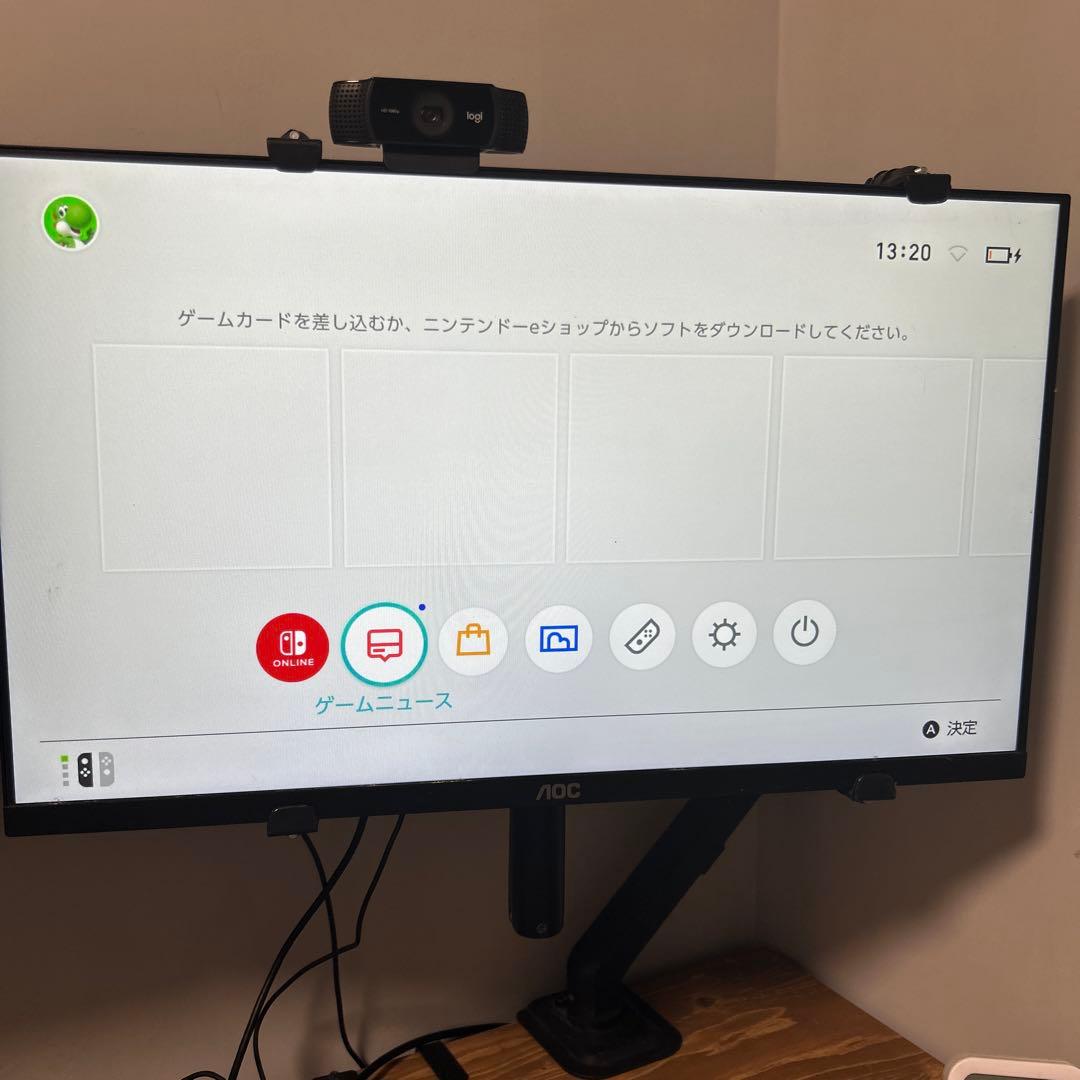 Nintendo Switch 青赤 本体 画面壊れ - メルカリ