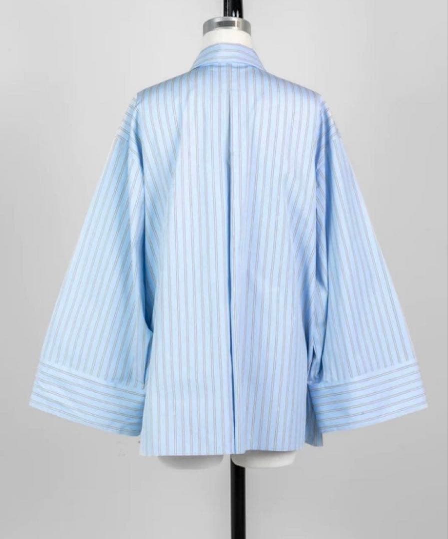 deres】6way sleeve shirt stripe - メルカリ