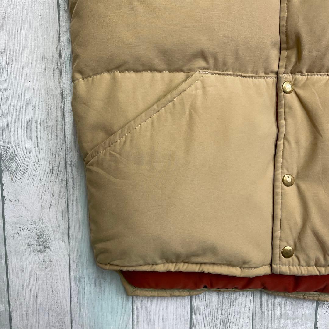 古着 STRUGGLE GEAR 80s ダウンベスト USA L ベージュ - メルカリ