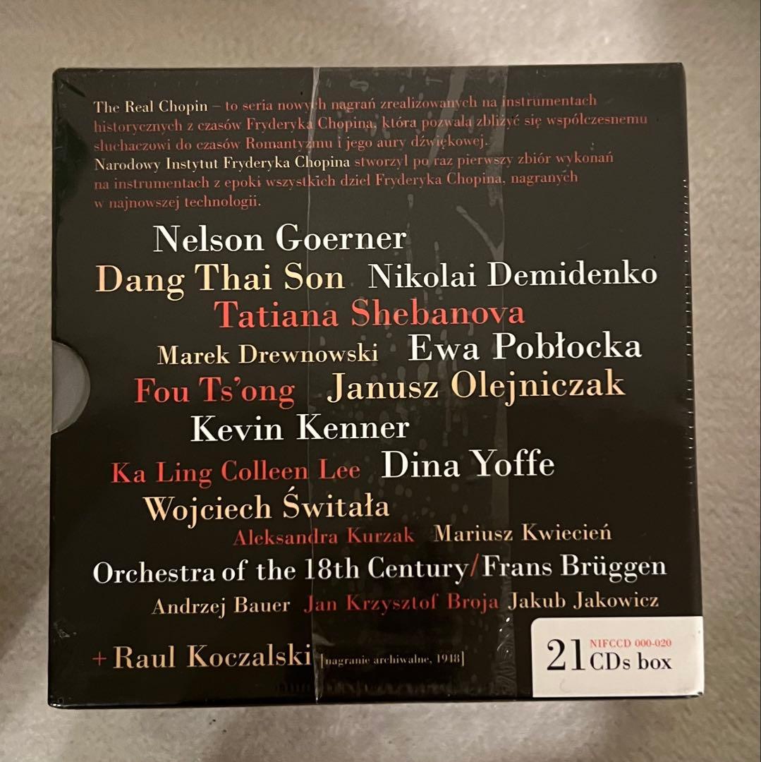 The Real Chopin: 21CD ショパン BOXセット ピリオド楽器 - メルカリ