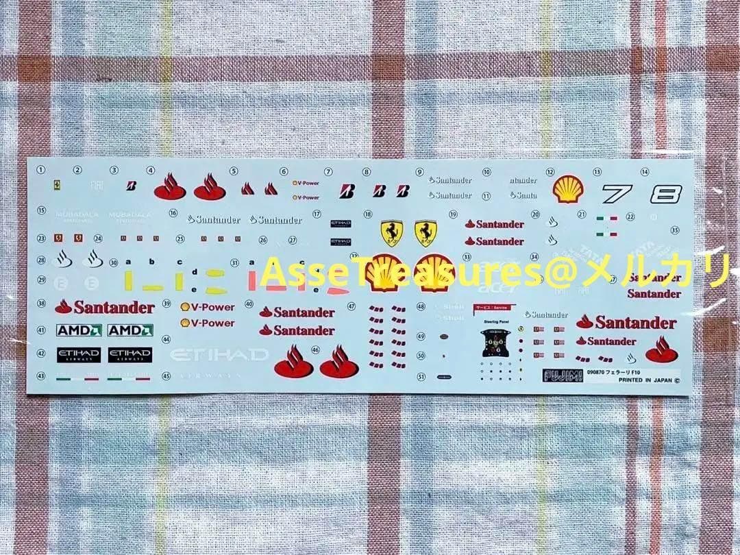 フジミ 1/20 フェラーリF10 ドイツGP仕様 フェルナンド・アロンソ