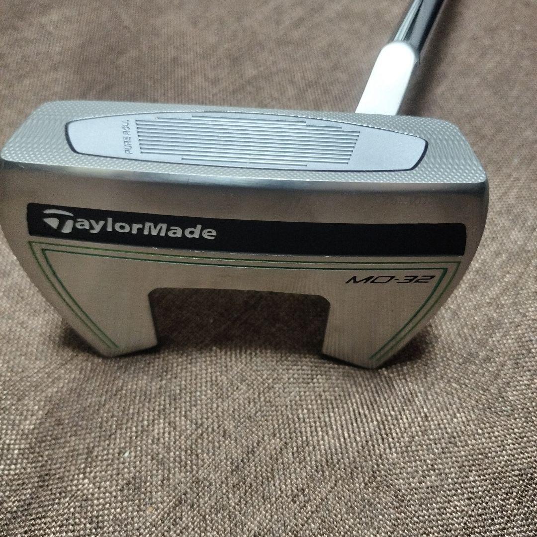 【美品】テーラーメイド MO-32 パター PURE ROLL ヘッドカバー付き 美品】テーラーメイド MO-32 パター PURE ROLL ヘッドカバー付き