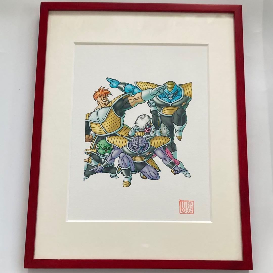 ドラゴンボール　完全版コミックス表紙絵　複製原画　ギニュー特戦隊　鳥山明 ドラゴンボール 完全版コミックス表紙絵 複製原画 ギニュー特戦隊 鳥山
