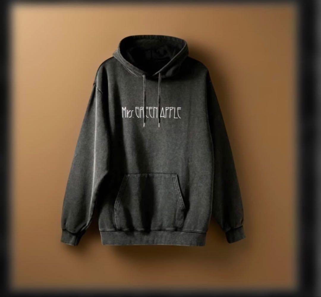 【早い者勝ち】SサイズMrs. GREEN APPLE フード付きパーカー ミセス バベルの塔 フーディ Sサイズ パーカーMrs. GREEN APPLE - メルカリ