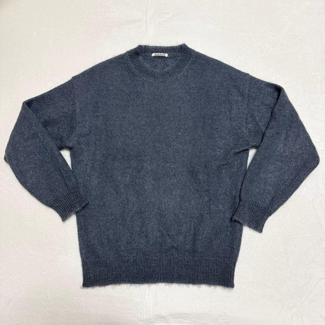 AURALEE BRUSHED SUPER KID MOHAIR KNIT 4 - メルカリ