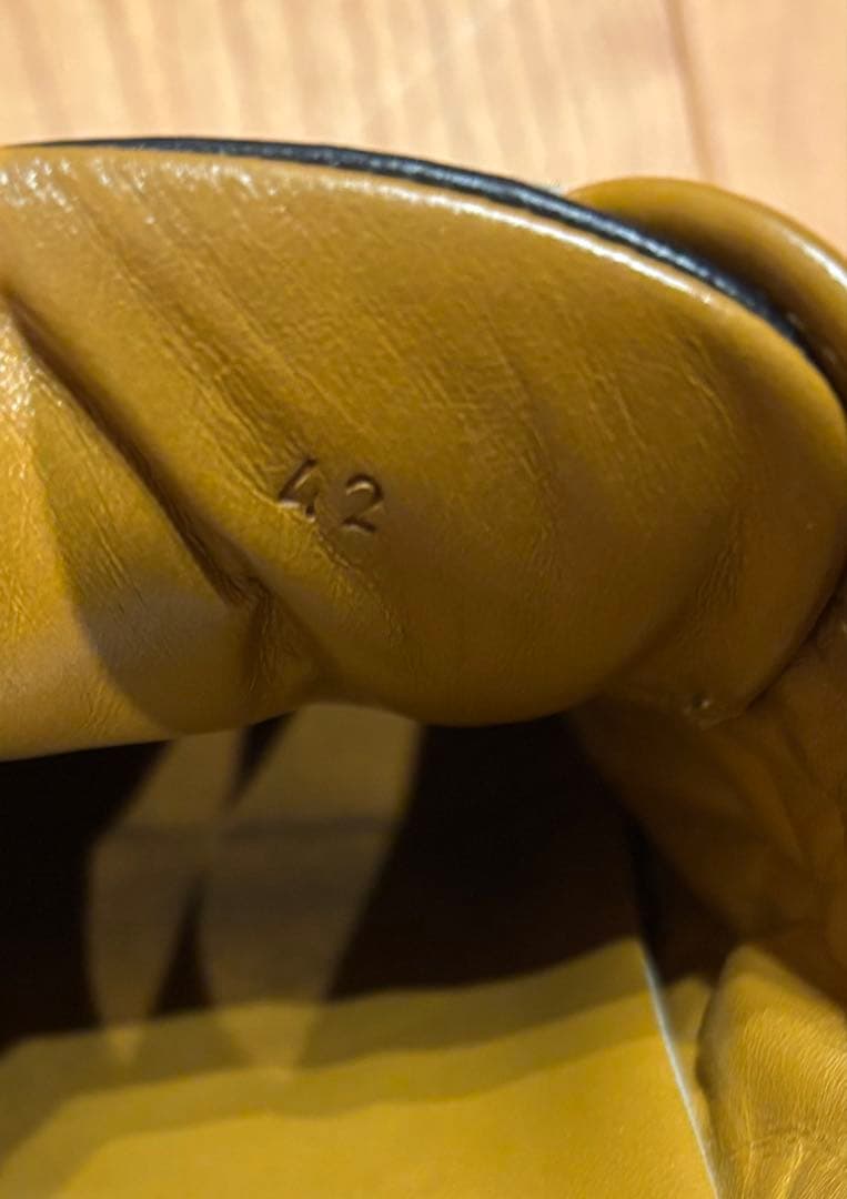 HERMES エルメス ローカットレザースニーカー 42 26.5cm