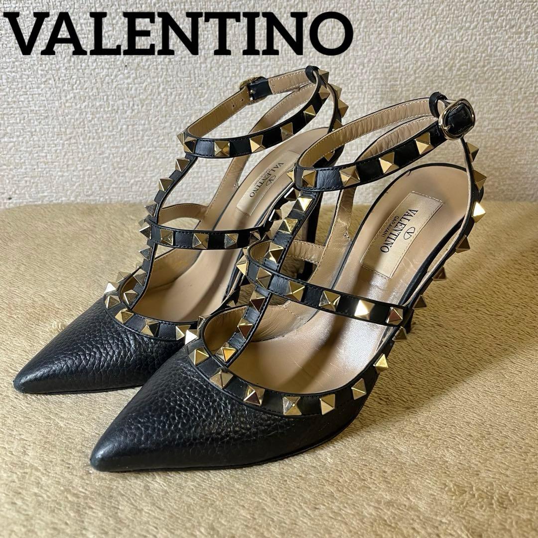 ヴァレンティノ VALENTINO GARAVANI ロック スタッズ ヒール - メルカリ
