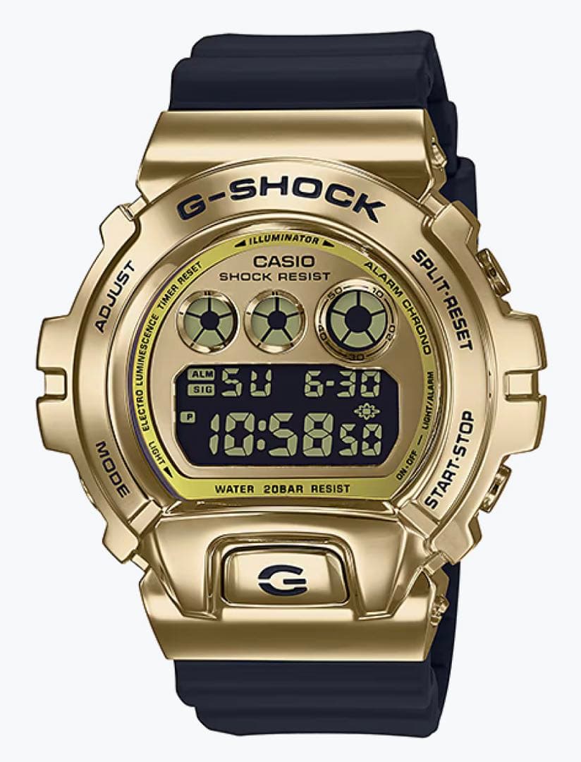 美品 G-SHOCK GM-6900G-9JF ゴールド メタル 6900 GM-6900G-9JF | CASIO