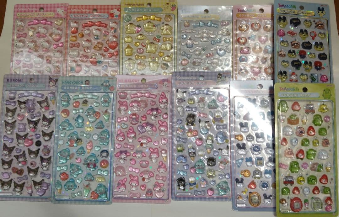 【正規品】ボンボンドロップシール サンリオ たまごっち サンスター文具 正規品 たまごっち グッズ シール ボンボンドロップ