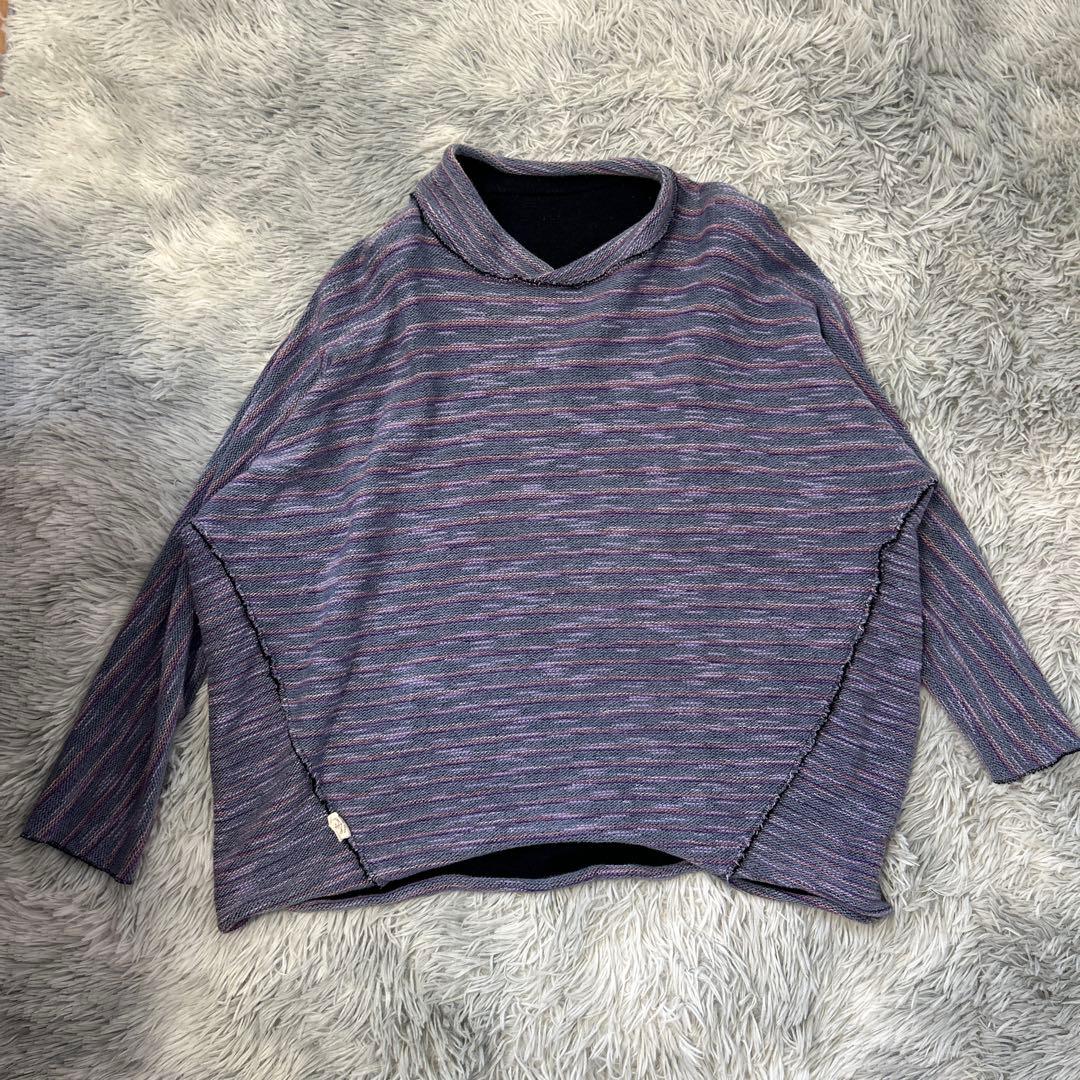 【美品】tamaki niime プルオーバースウェット ファイン