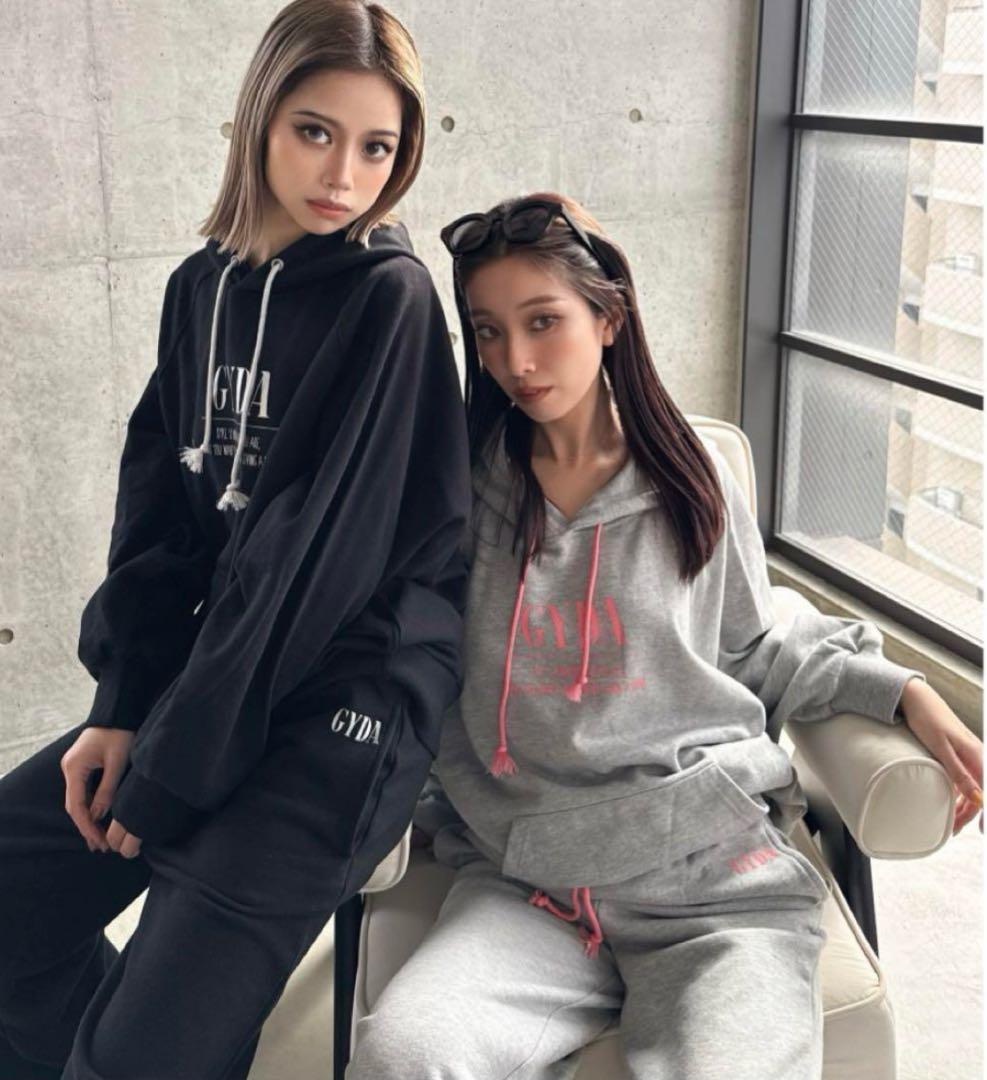 GYDA ジェイダ セットアップ ジャージ ノベルティ ブラック 黒 - メルカリ