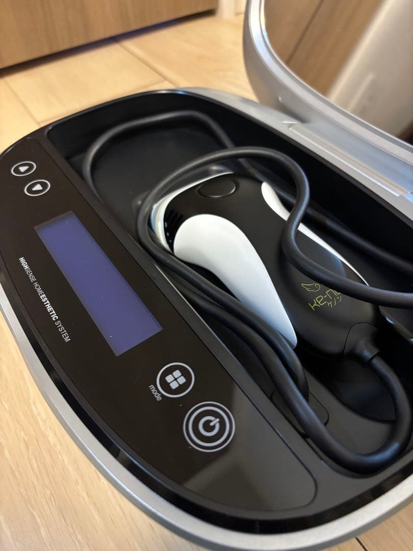 脱毛器 ケノン エムテックKE-NON 日本製 髭 VIO 黒 ブラック 8.6