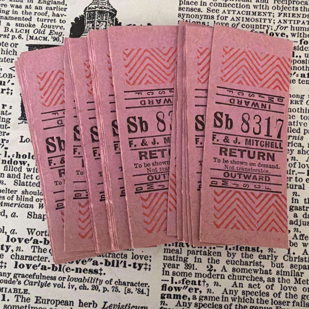 イギリス ヴィンテージ バスチケット - メルカリ