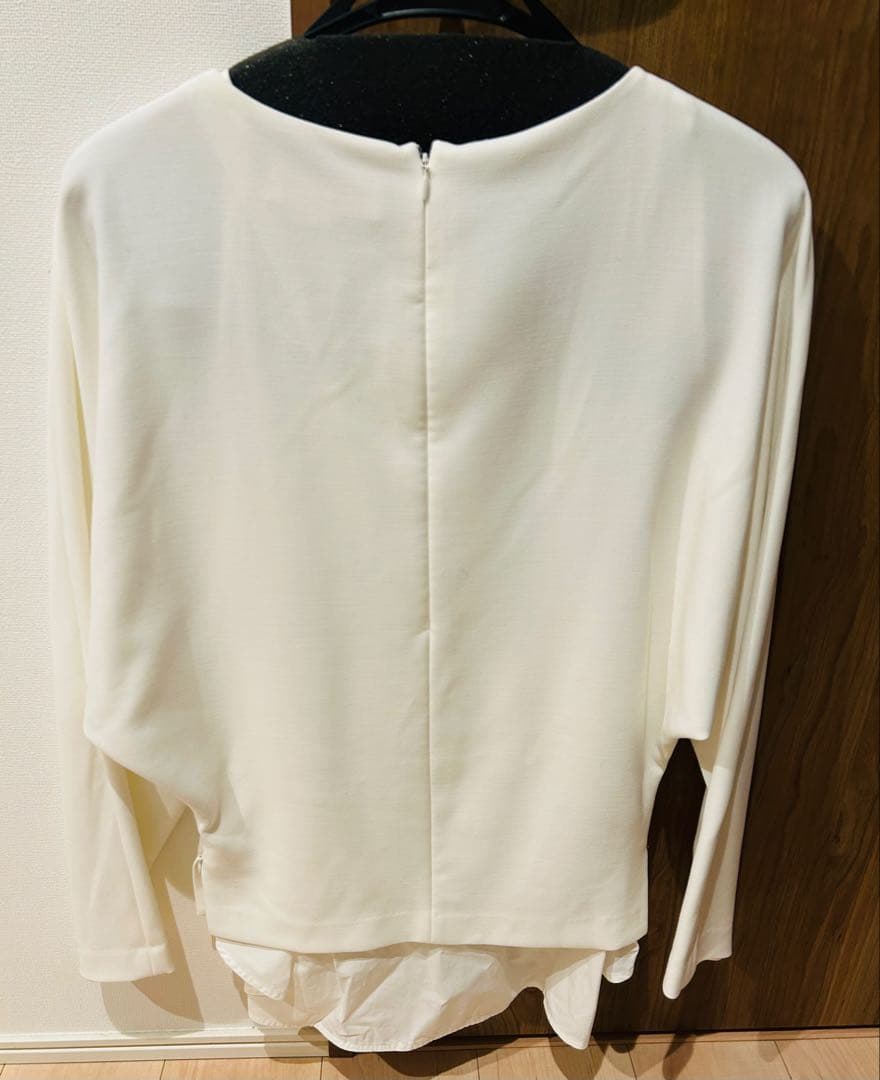 ☆1/7までお正月価格！☆ENFOLD レイヤードプルオーバー オフホワイト