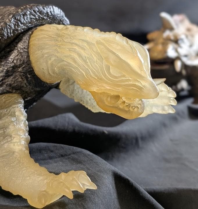 昭和ガメラ（スケスケ）＆ジャイガー（エクスプラス）ソフビフィギュア