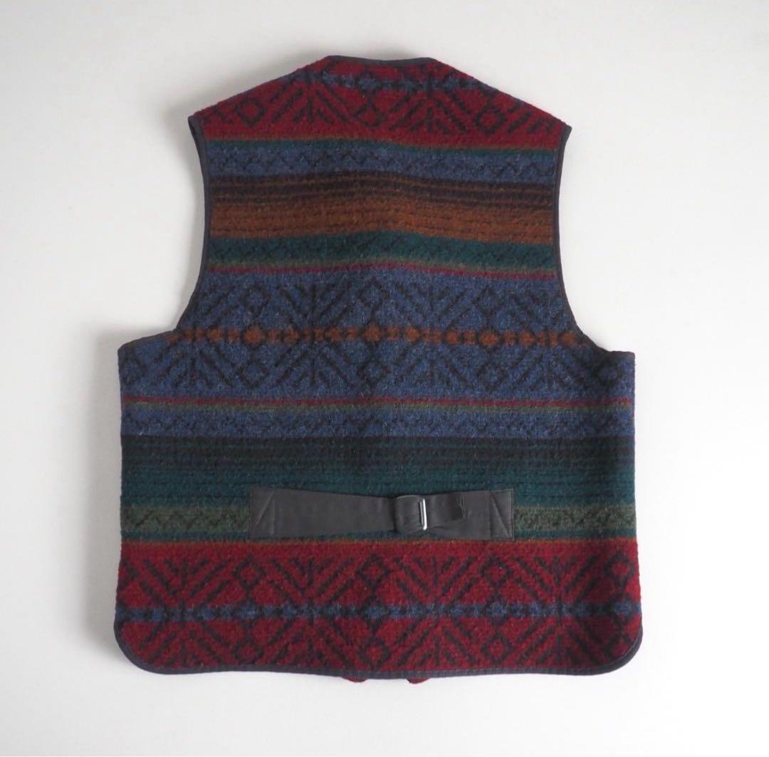 L.L.Bean USA製　90s ベストニット　ネイティブ柄　美品