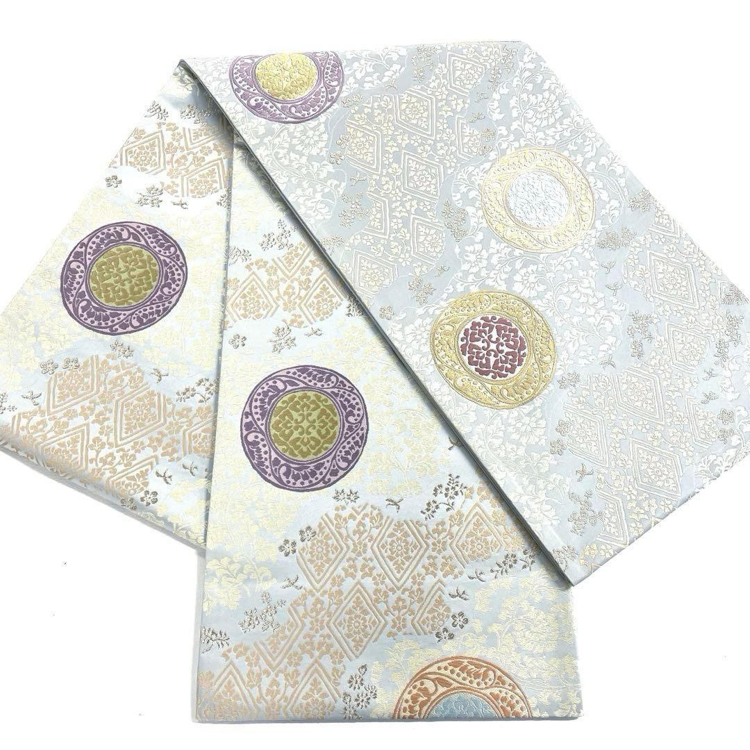 帯6538 ○高級 正絹 六通 袋帯 - メルカリ