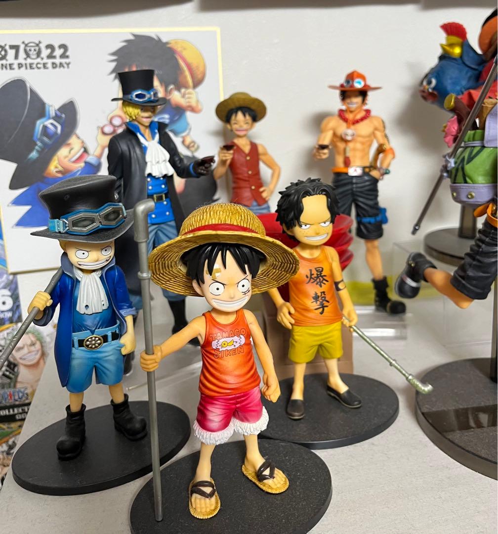 ONE PIECE ルフィ サボ エース 三兄弟 フィギュアセット - メルカリ