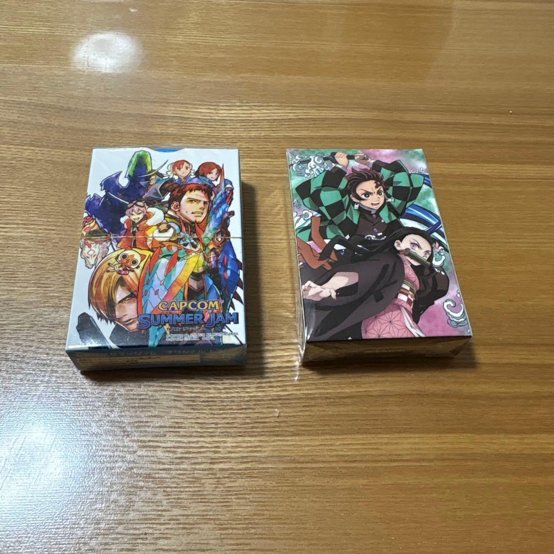 CAPCOM SUMMER JAM 鬼滅の刃トランプセット未使用、未開封品 鬼滅の刃 ブラックトランプ 新品未開封 - メルカリ