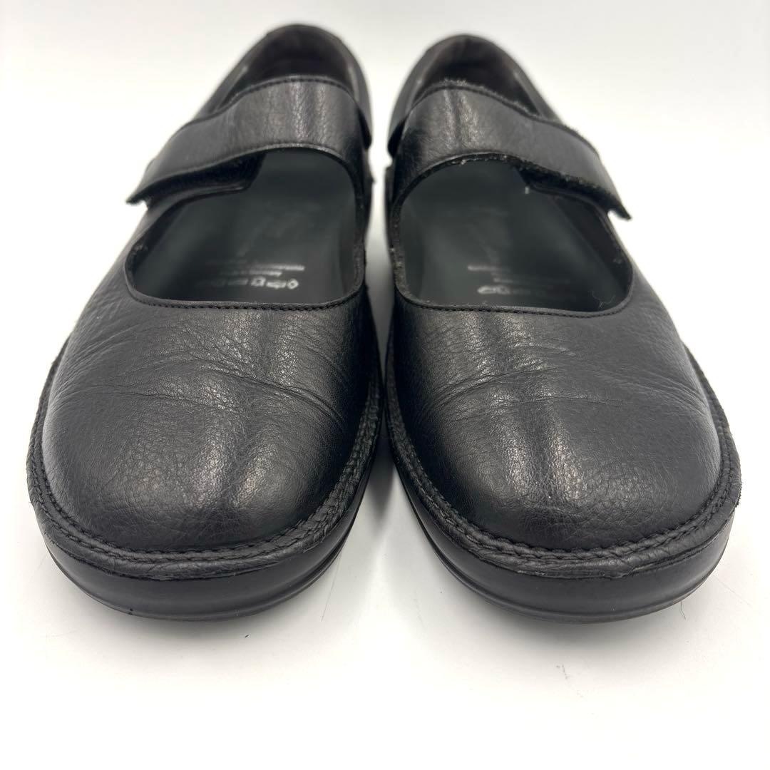 ストロバー strober メリージェーン コンフォートシューズ【24.5】黒