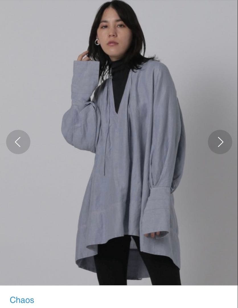 Chaos セビーチェブラウス ラベンダー フリーサイズ Chaos（カオス）の「Chaos(カオス)/【5/29インスタライブ紹介アイテム