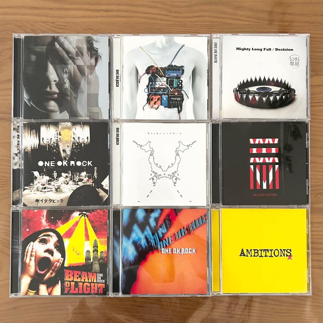 ONE OK ROCK アルバム シングル　セット　9枚 ONE OK ROCKが結成20周年を記念して、『ゼイタクビョウ』から『DETOX