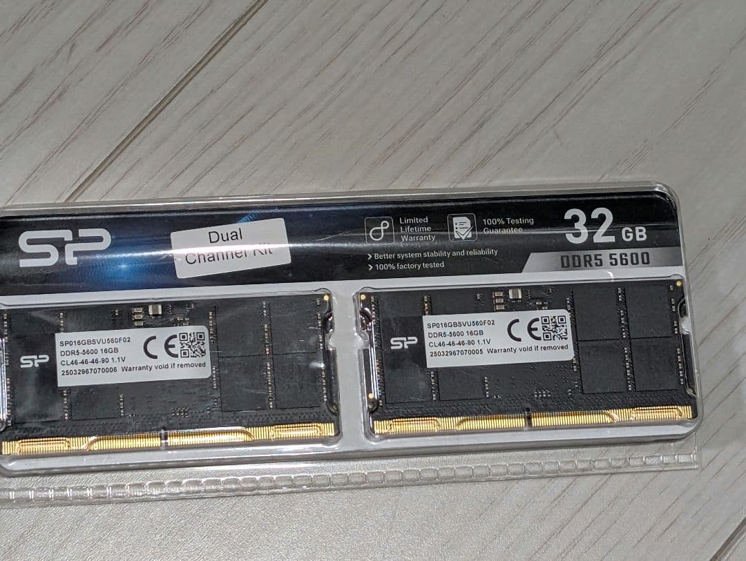 DDR5 sodimm 32GB(16GB×2) 5600MHz メモリ 楽天市場】プリンストン 増設メモリ 32GB (16GB 2枚組) DDR5 5600MHz