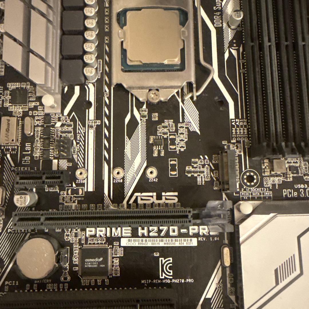 Intel Core i7-7700K ASUS マザーボード付き - メルカリ