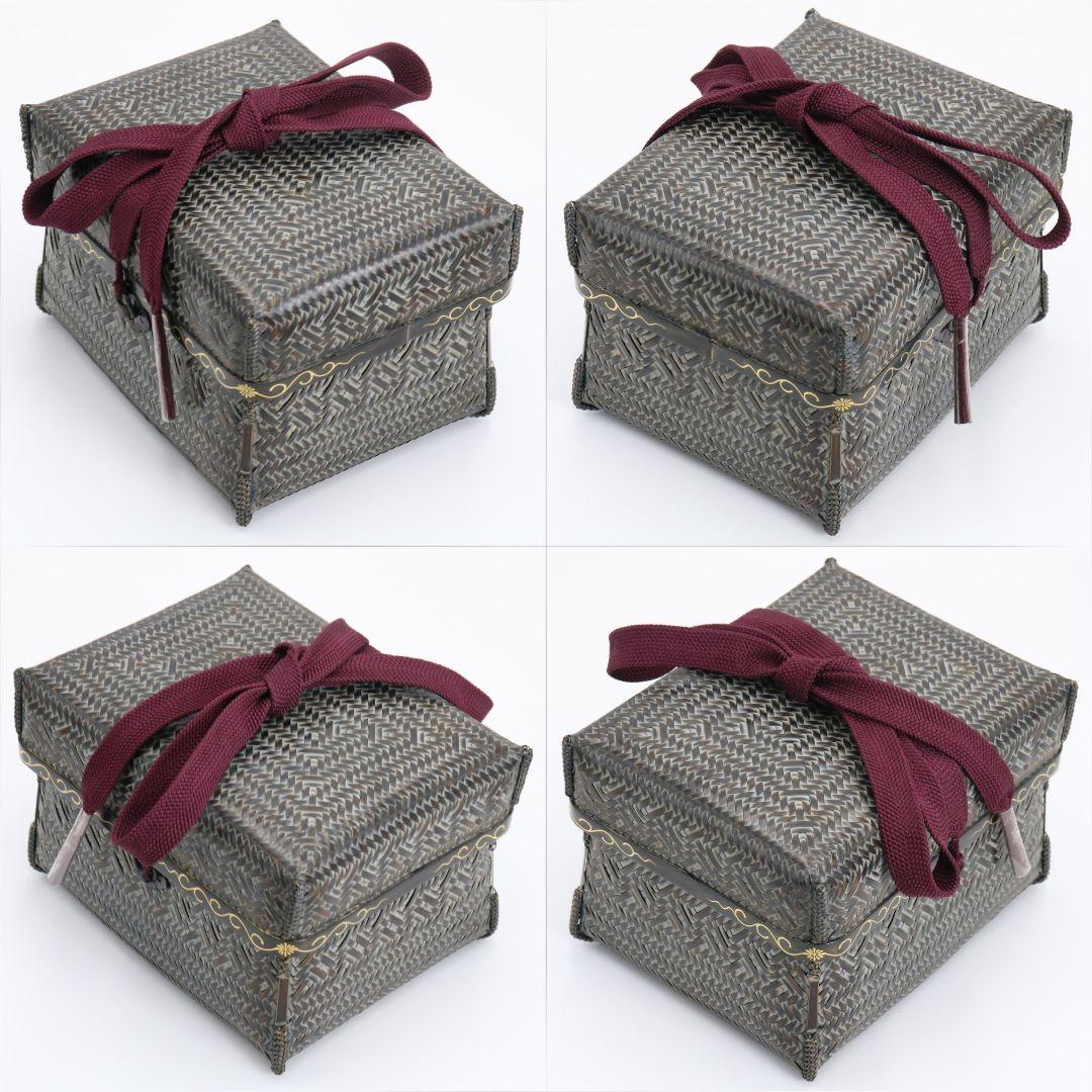 野口雨秋作 御所籠 茶籠 野点 茶道具一式 共箱 DL1035 - メルカリ