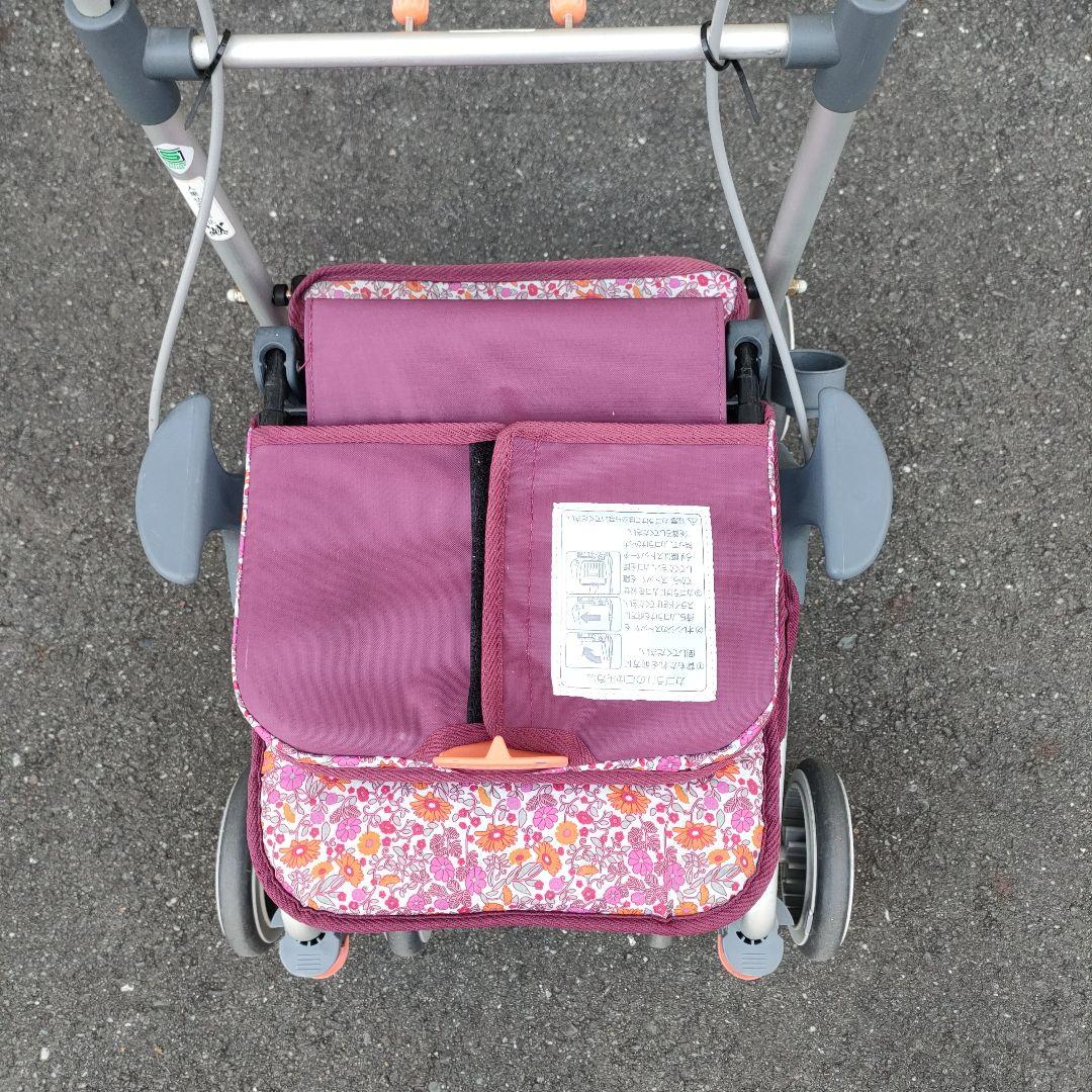 幸和製作所 花柄 シルバーカー テイコブ カゴノアM SLM05 歩行介助