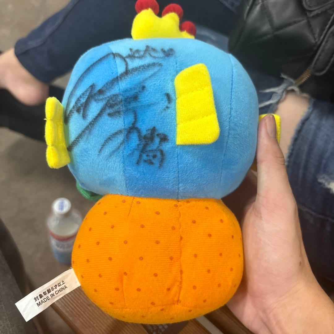 ボートレース深谷知博サイン入りぬいぐるみ - メルカリ