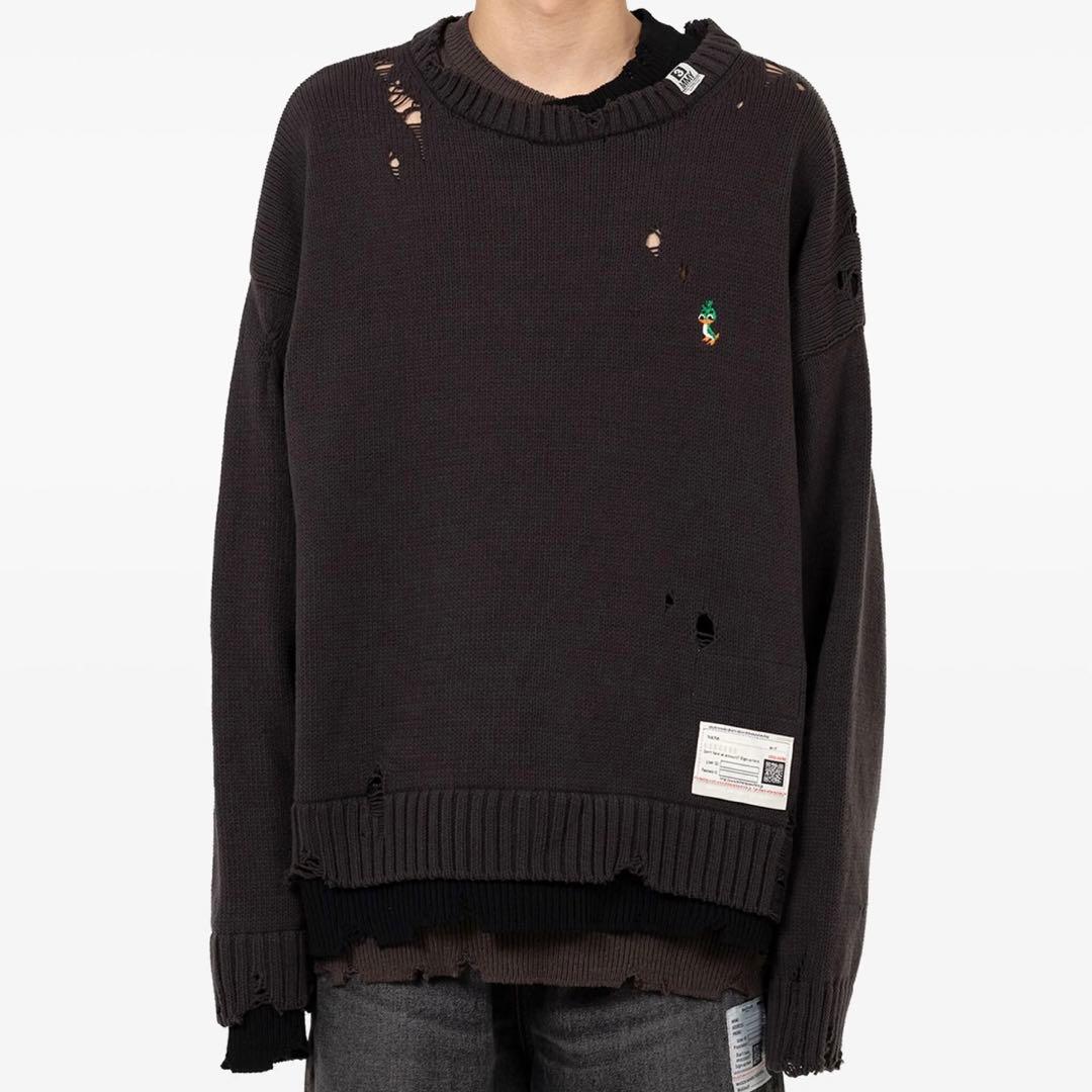 2*4様 【完売品】ミハラヤスヒロ トリプル レイヤード ニット セーター