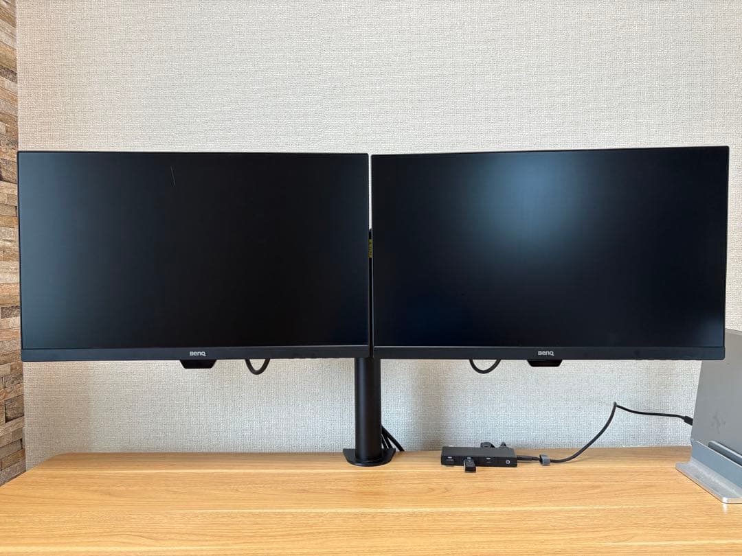値下】ベンキュー BenQ GW2480 2枚&モニターアーム サンワサプライ
