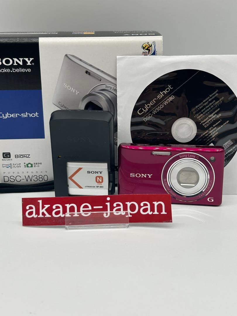 SONY Cyber-shot DSC-W380 ピンク#83 6台セット【ジャンク】SONY