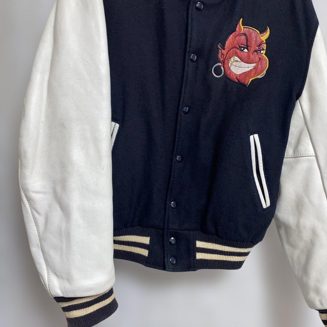 90s ゴールデンベア Golden Bear 袖レザー スタジャン Mの通販はau PAY