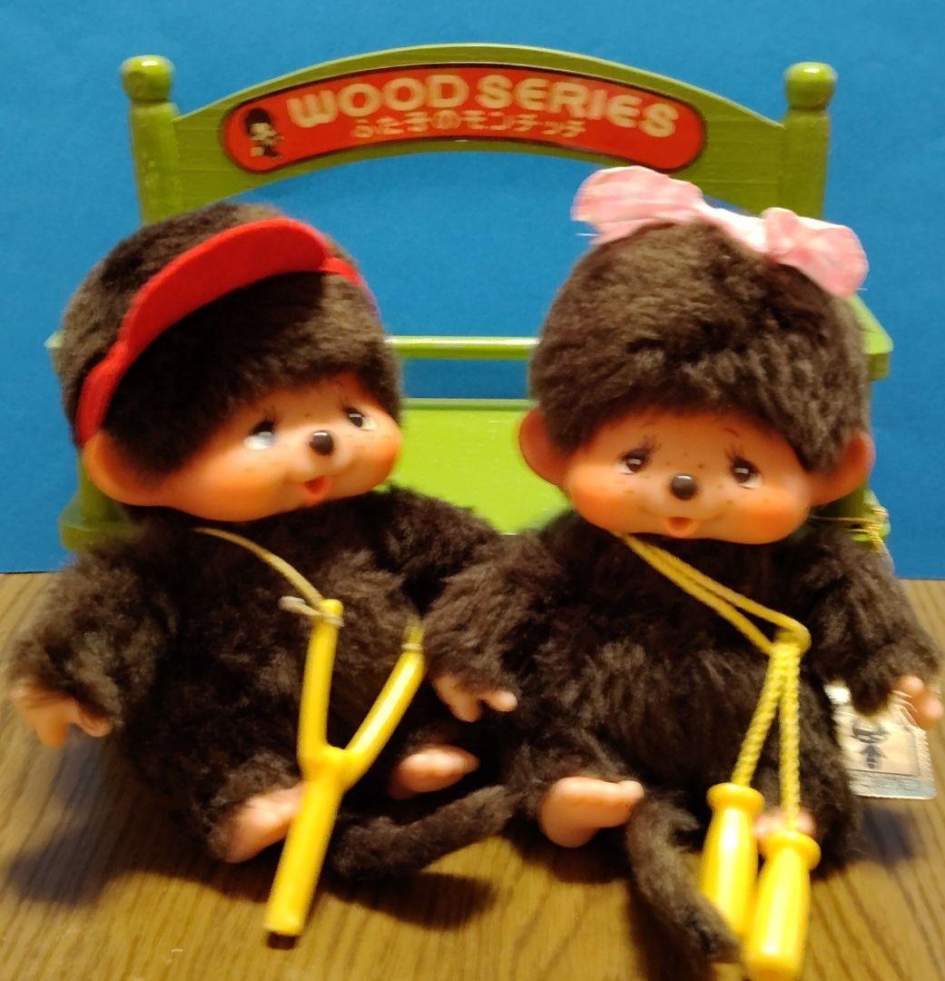 希少品 ビンテージ マイチッチ 当時物 ベンチ ふた子のモンチッチ