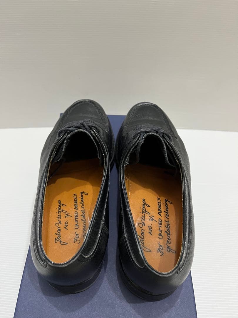 ジャランスリワヤ】シボ革 Uチップシューズ グリーンレーベル別注