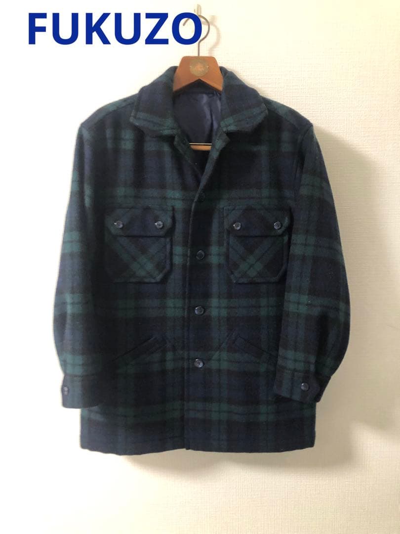 専用 横浜元町 FUKUZO フクゾー ブラックウォッチ ジャケット カー