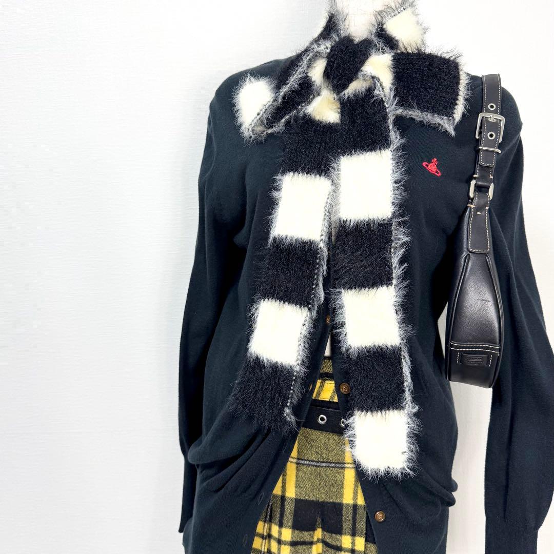 y2k❤️ Vivienne Westwood オーブ 刺繍 カーディガン y2k❤️ Vivienne Westwood オーブ刺繍 カーディガン - メルカリ