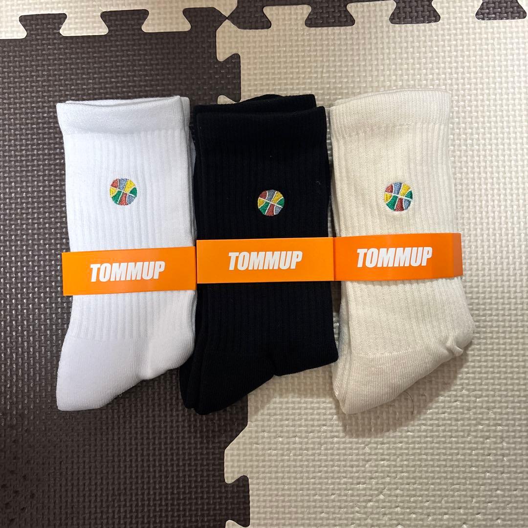 TOMMUP®バスケットボール スポーツソックス ボーラホリック 3足セット