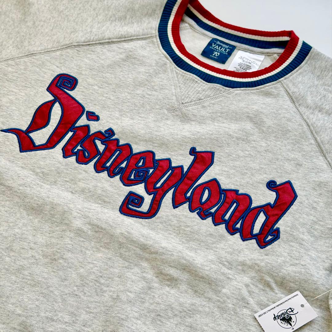 ディズニー70周年 ディズニーランドロゴ トレーナー Sサイズ