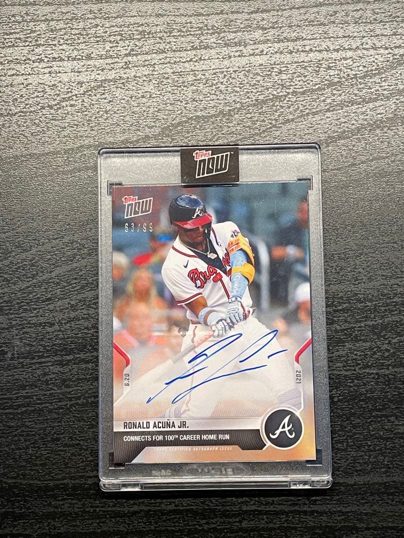 RONALD ACUNA JR アクーニャ サインmlb Topps auto - メルカリ