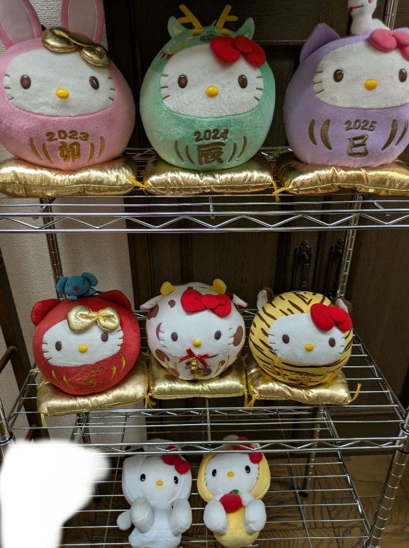 ヤクルト ハローキティ キティちゃん 干支 ぬいぐるみ 2018年〜2025年
