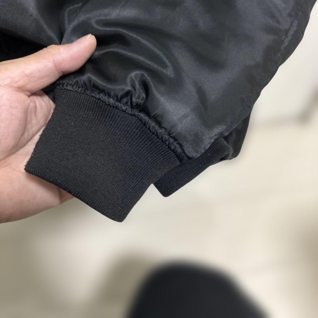 ブラック ナイロンボアジャケット M ハーレー コーチジャケット