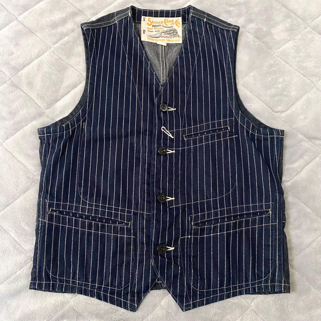 美品】sugar cane シュガーケーン ウォバッシュ ベスト 36 - メルカリ